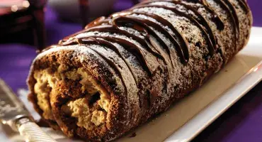 Chocolate and Chestnut Roulade
