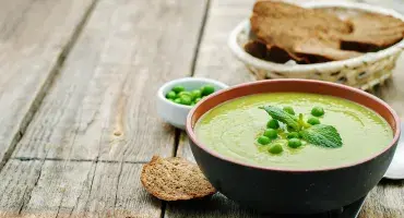 Shropshire Pea soup with Mint
