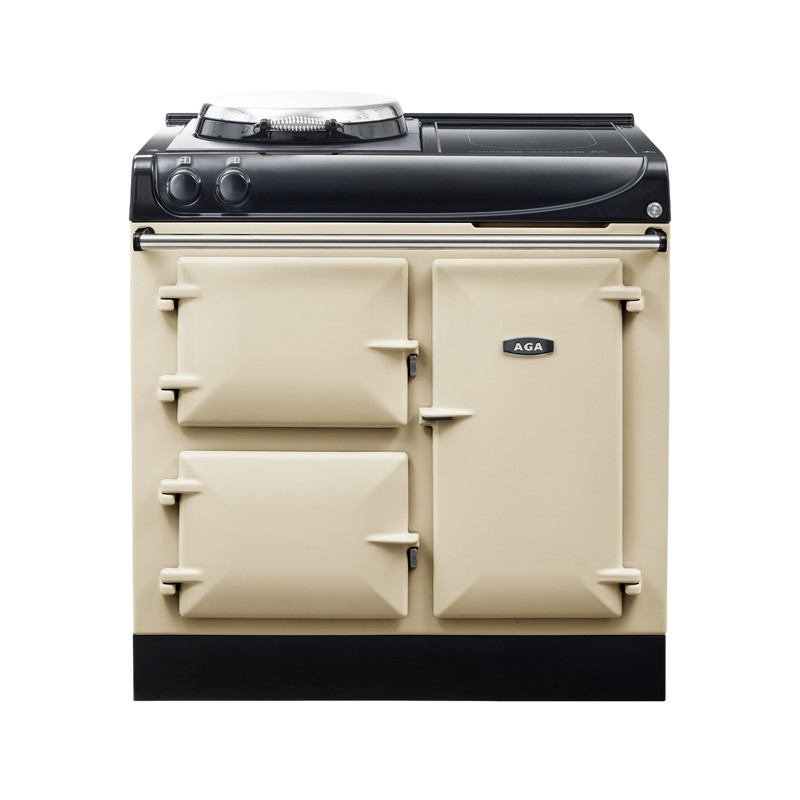 AGA Compact 90 3-door Hotplate + Induction Cream