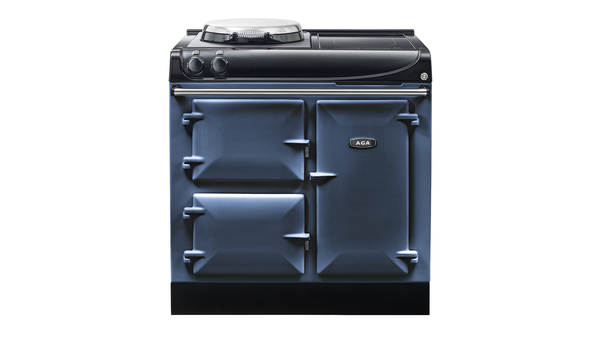 AGA Compact 90 3-door Hotplate + Induction Dartmouth Blue