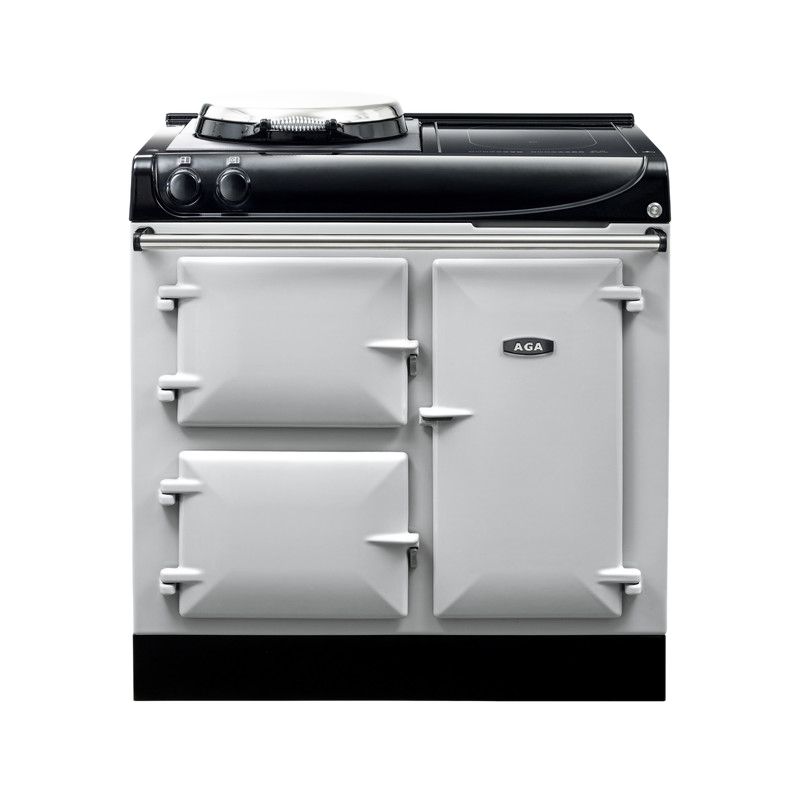AGA Compact 90 3-door Hotplate + Induction Pearl Ashes