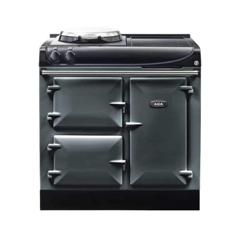 AGA Compact 90 3-door Hotplate + Induction Slate