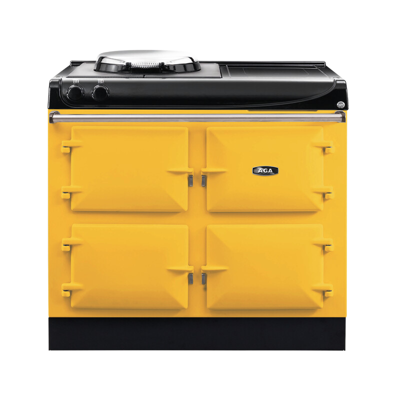 AGA Compact 100 4-door Hotplate + Induction Mustard