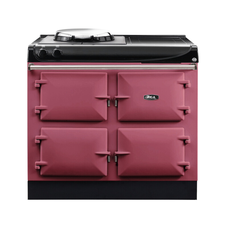 AGA Compact 100 4-door Hotplate + Induction Raspberry