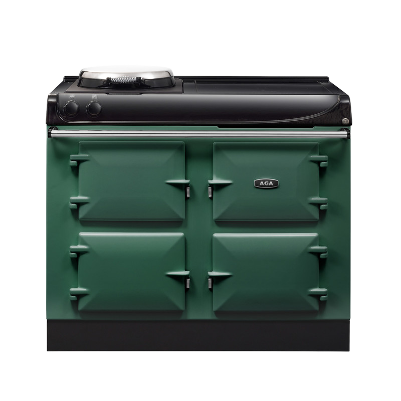 AGA Compact 110 4-door Hotplate + Induction British Racing Green