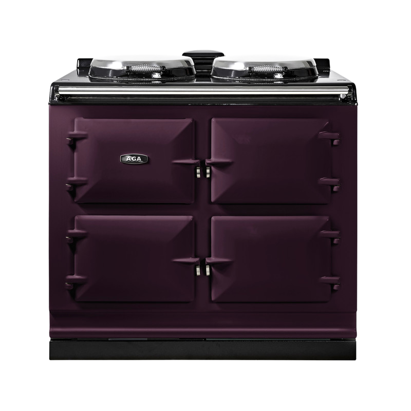 AGA Signature 100 Twin Hotplates Aubergine