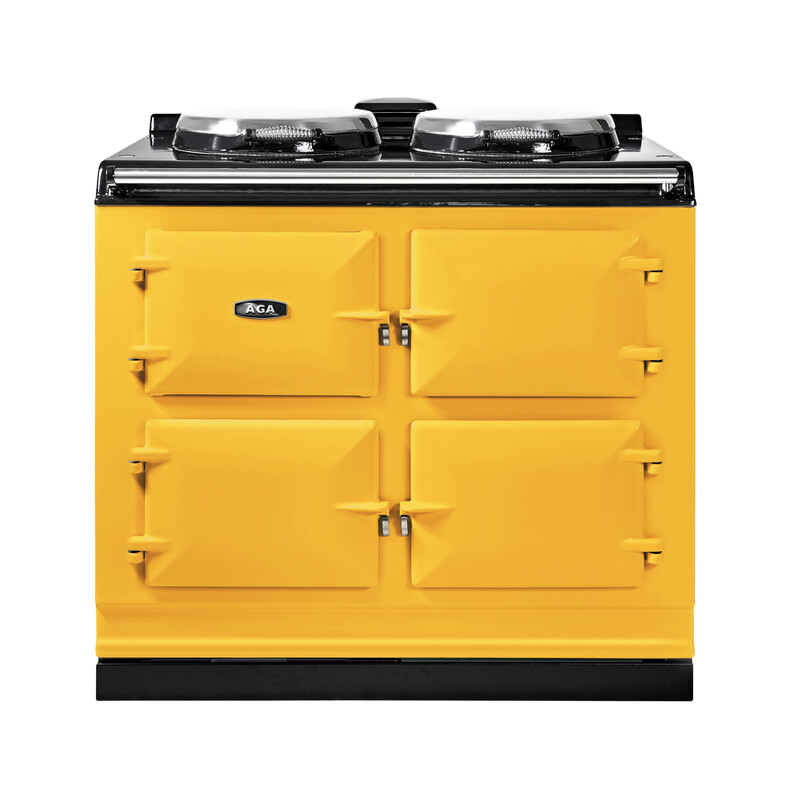 AGA Signature 100 Twin Hotplates Mustard