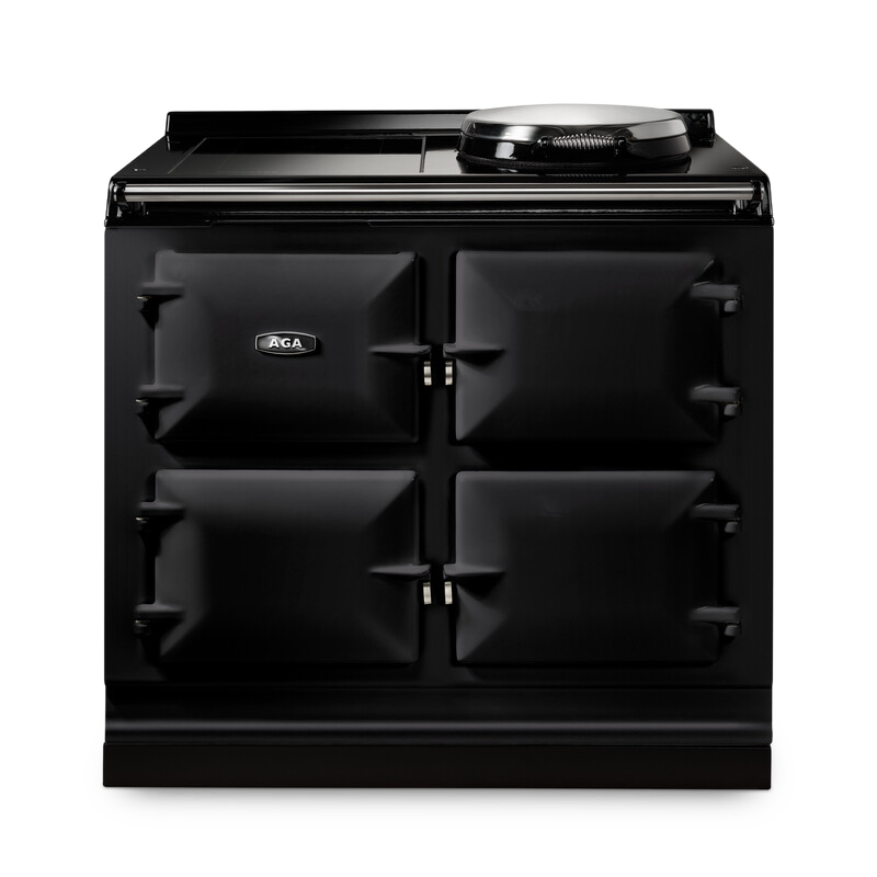 AGA Signature 100 Hotplate + Induction Hob Black