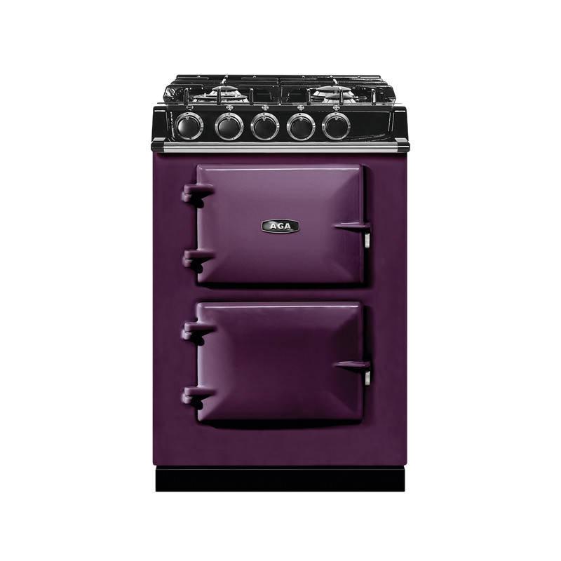 AGA Mini Cast Iron Gas Hob Aubergine