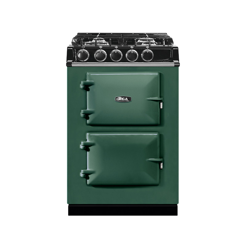 AGA Mini Cast Iron Gas Hob British Racing Green