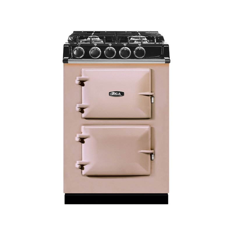 AGA Mini Cast Iron Gas Hob Blush