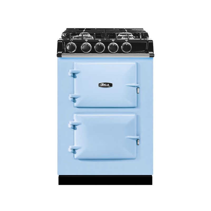 AGA Mini Cast Iron Gas Hob Duck Egg Blue