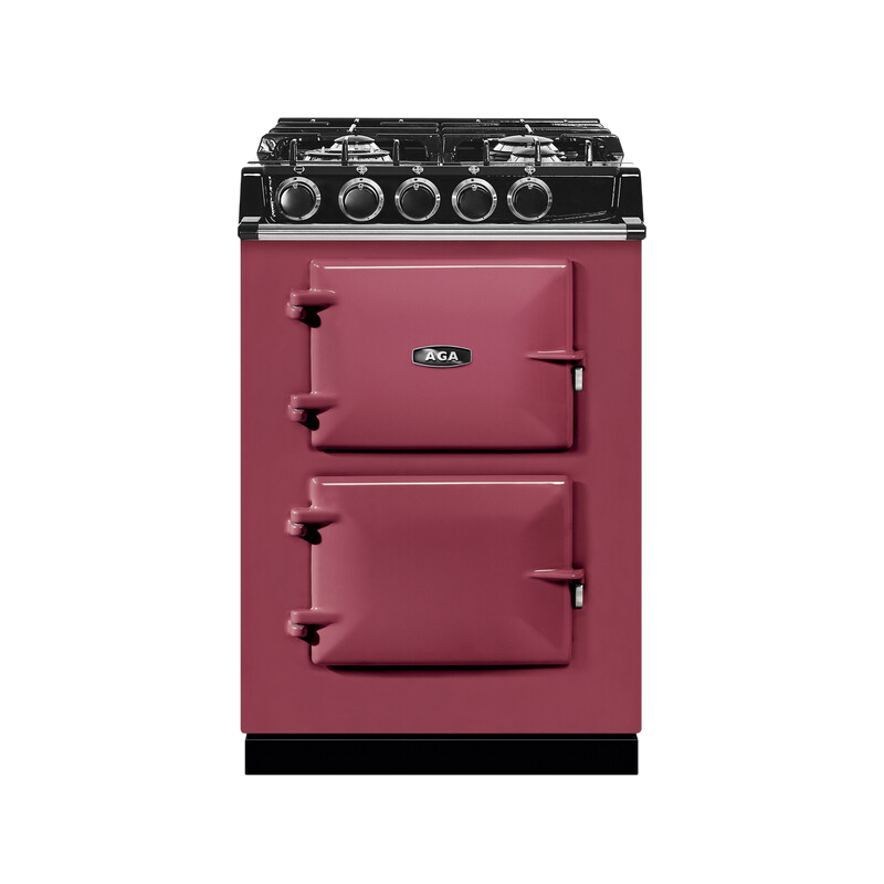 AGA Mini Cast Iron Gas Hob Raspberry