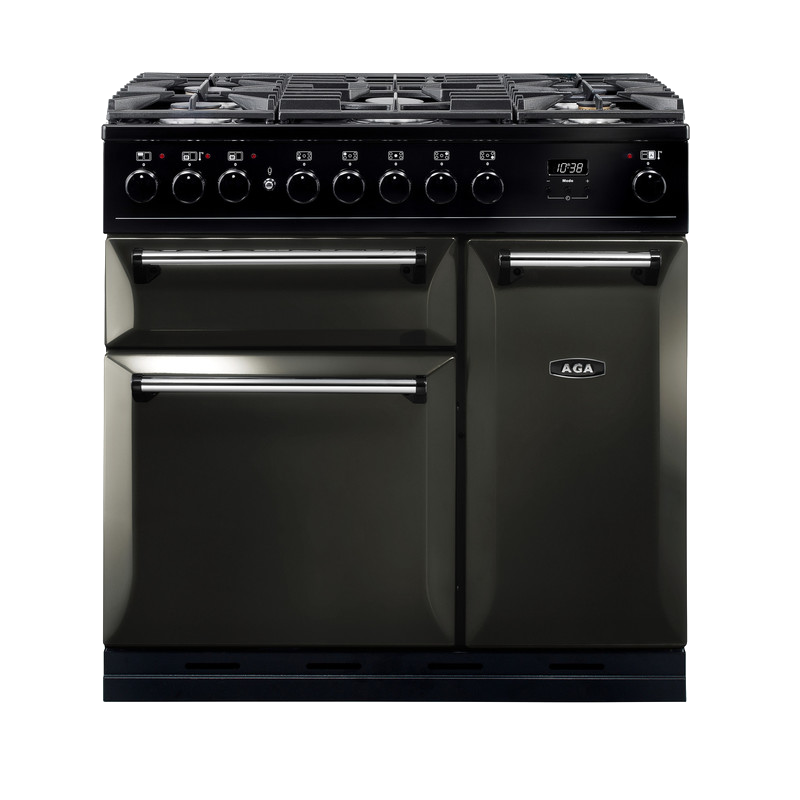 AGA Masterchef Deluxe 90 Dual Fuel Pewter