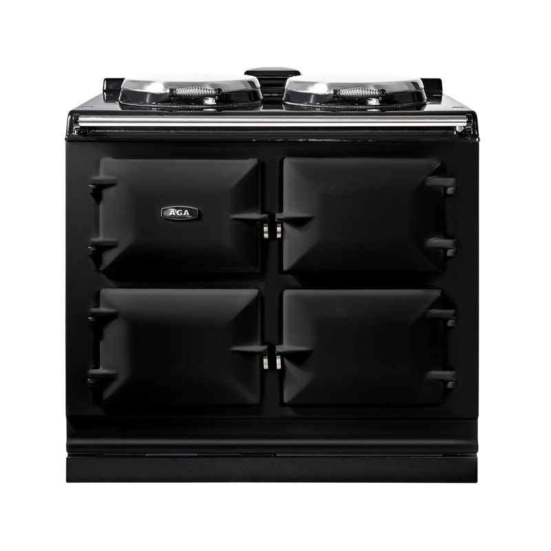 AGA Classic 100 Twin Hotplates Black