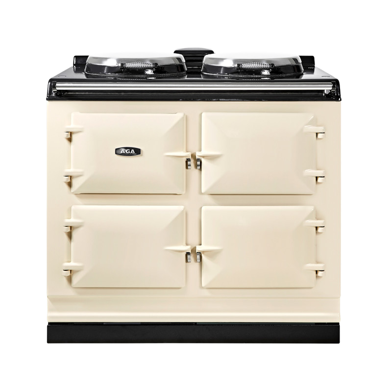 AGA Classic 100 Twin Hotplates Linen