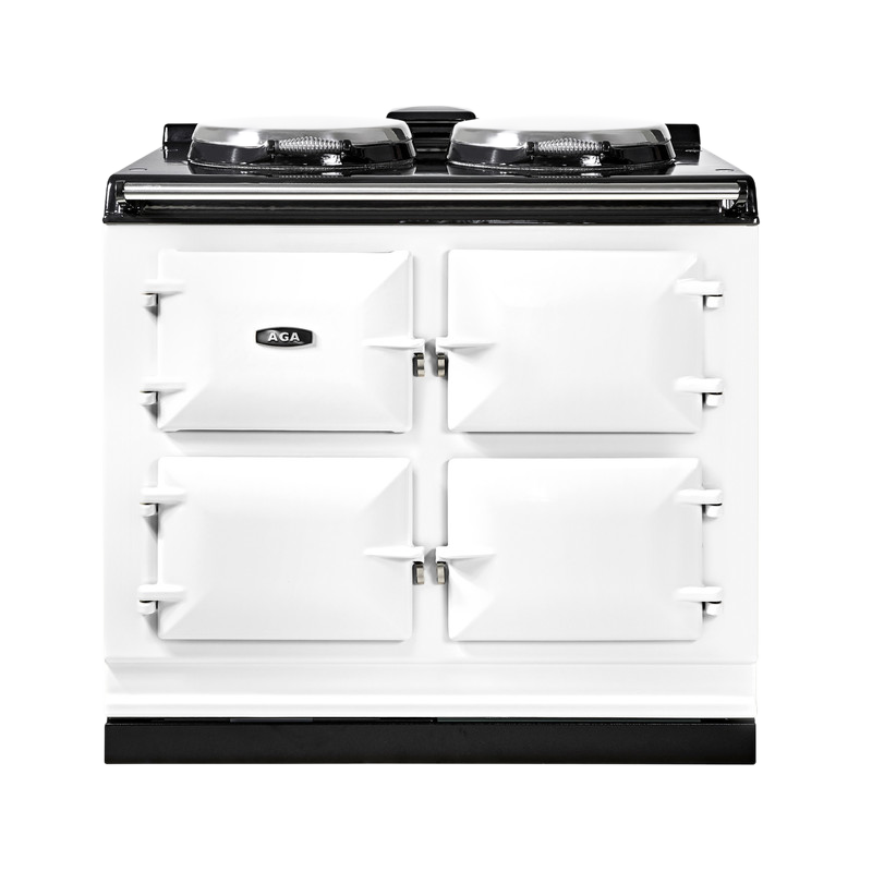 AGA Classic 100 Twin Hotplates White