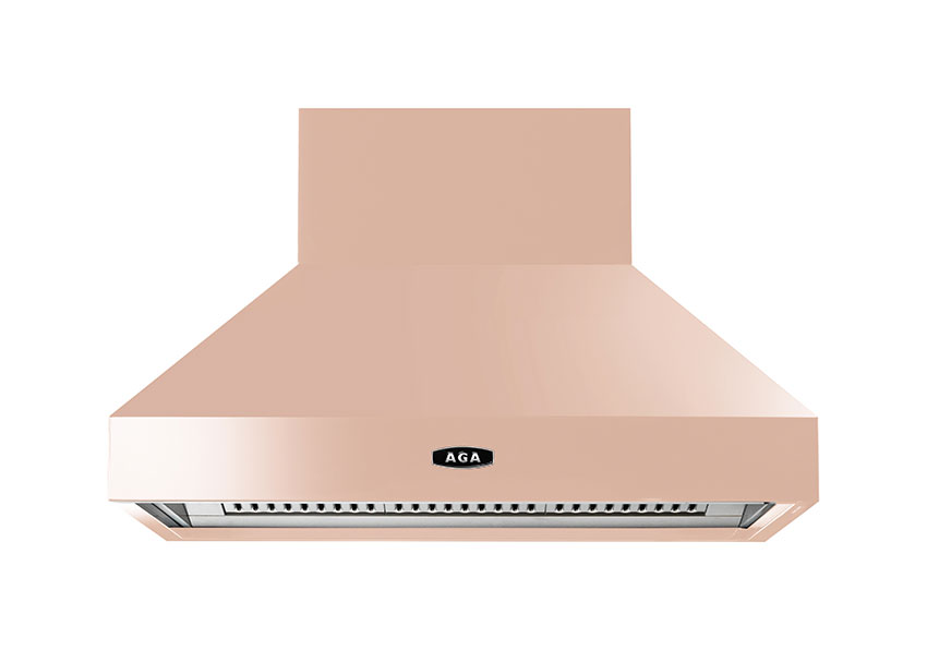 AGA Pitch Cooker hood in Blush