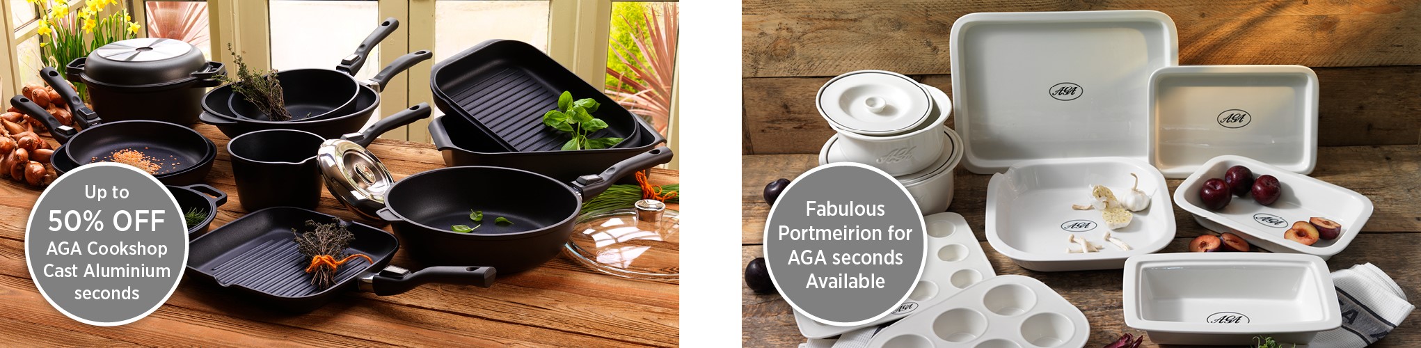 AGA Cookware offers available at the AGA Outlet Telford