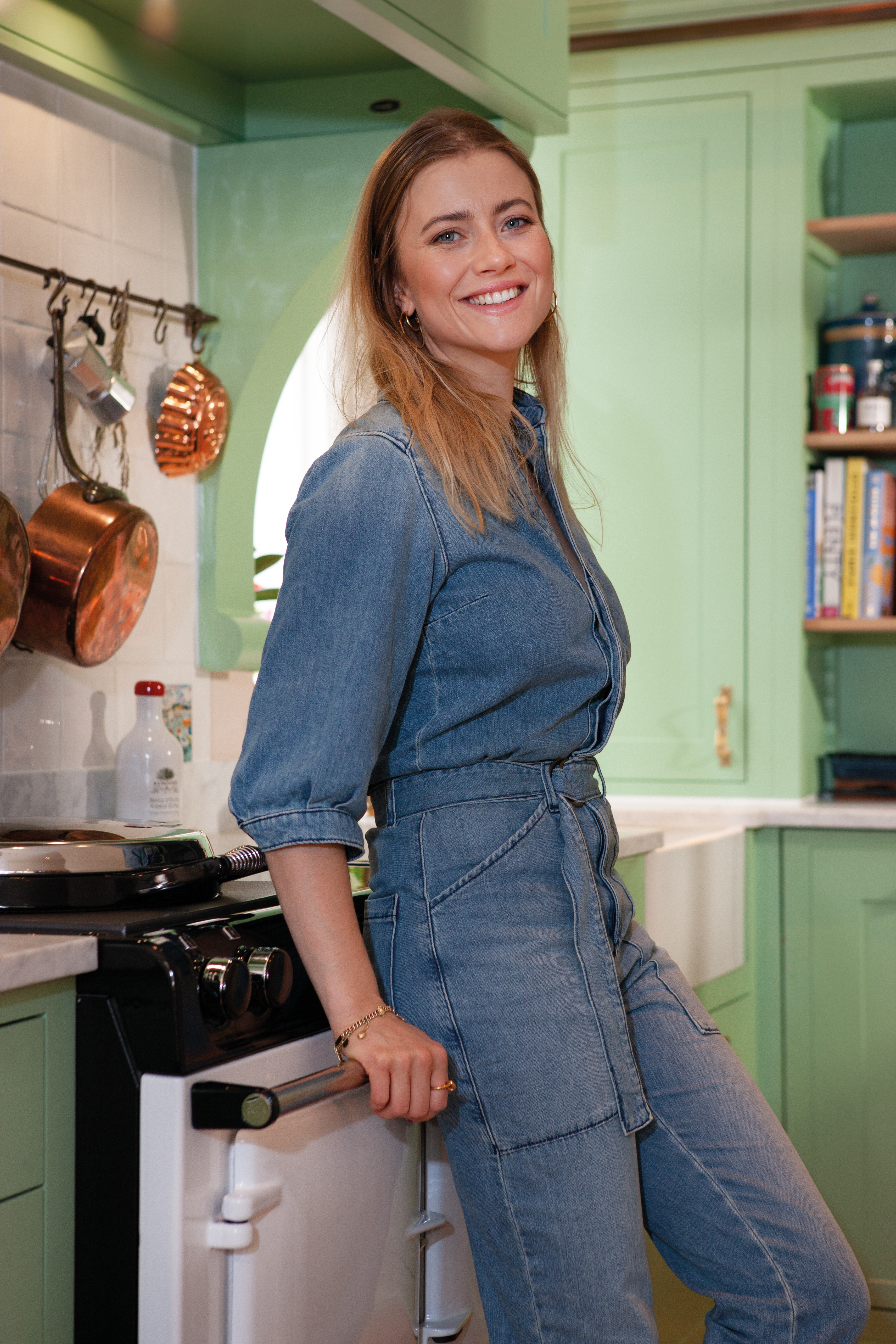 Daisy Sims-Hilditch infront of AGA 
