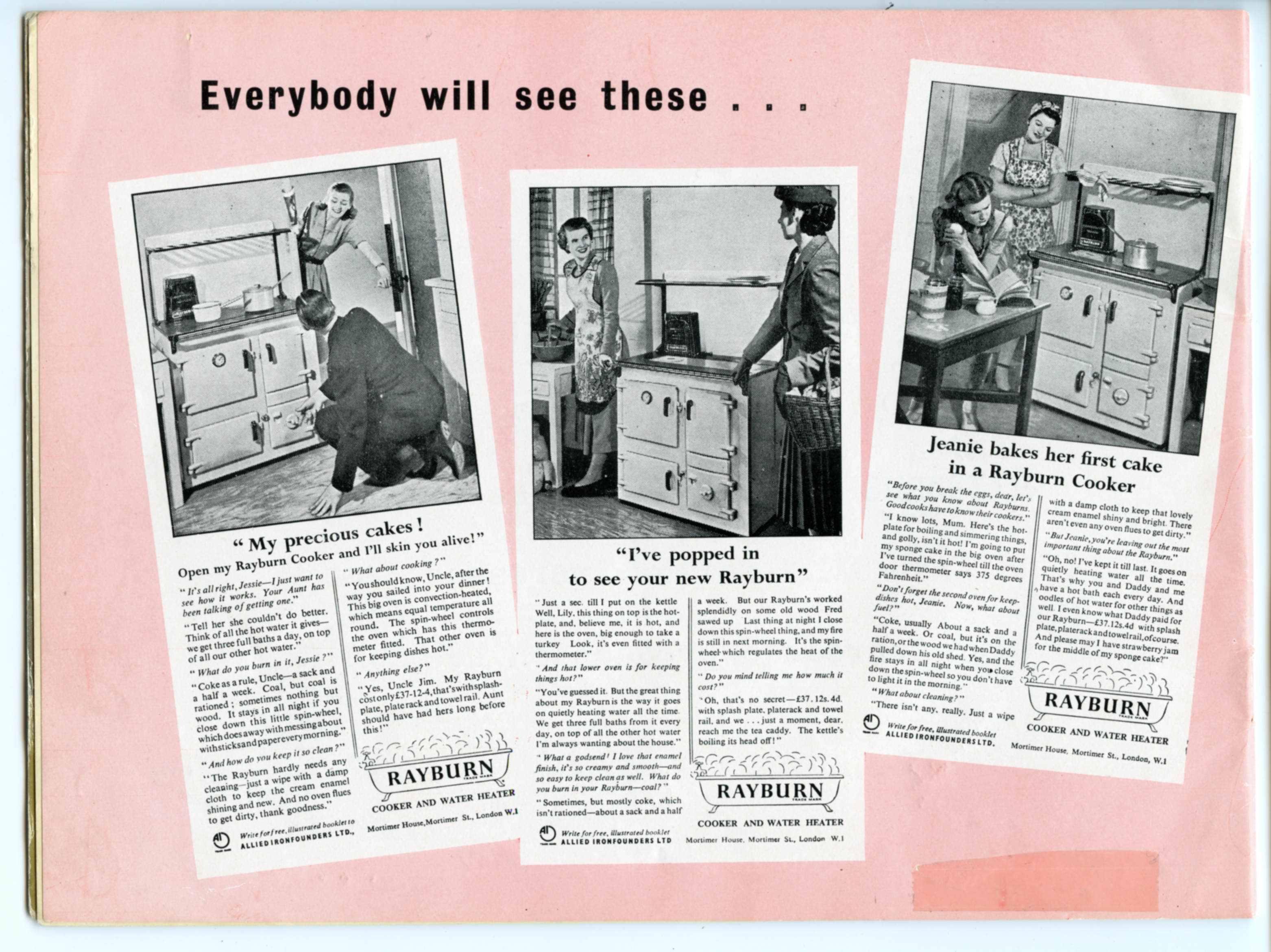 No.1 Rayburn Advert 1950's