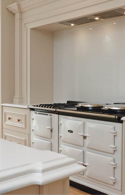 Max & Chloe Chilton in their kitchen with an AGA 7 Series 