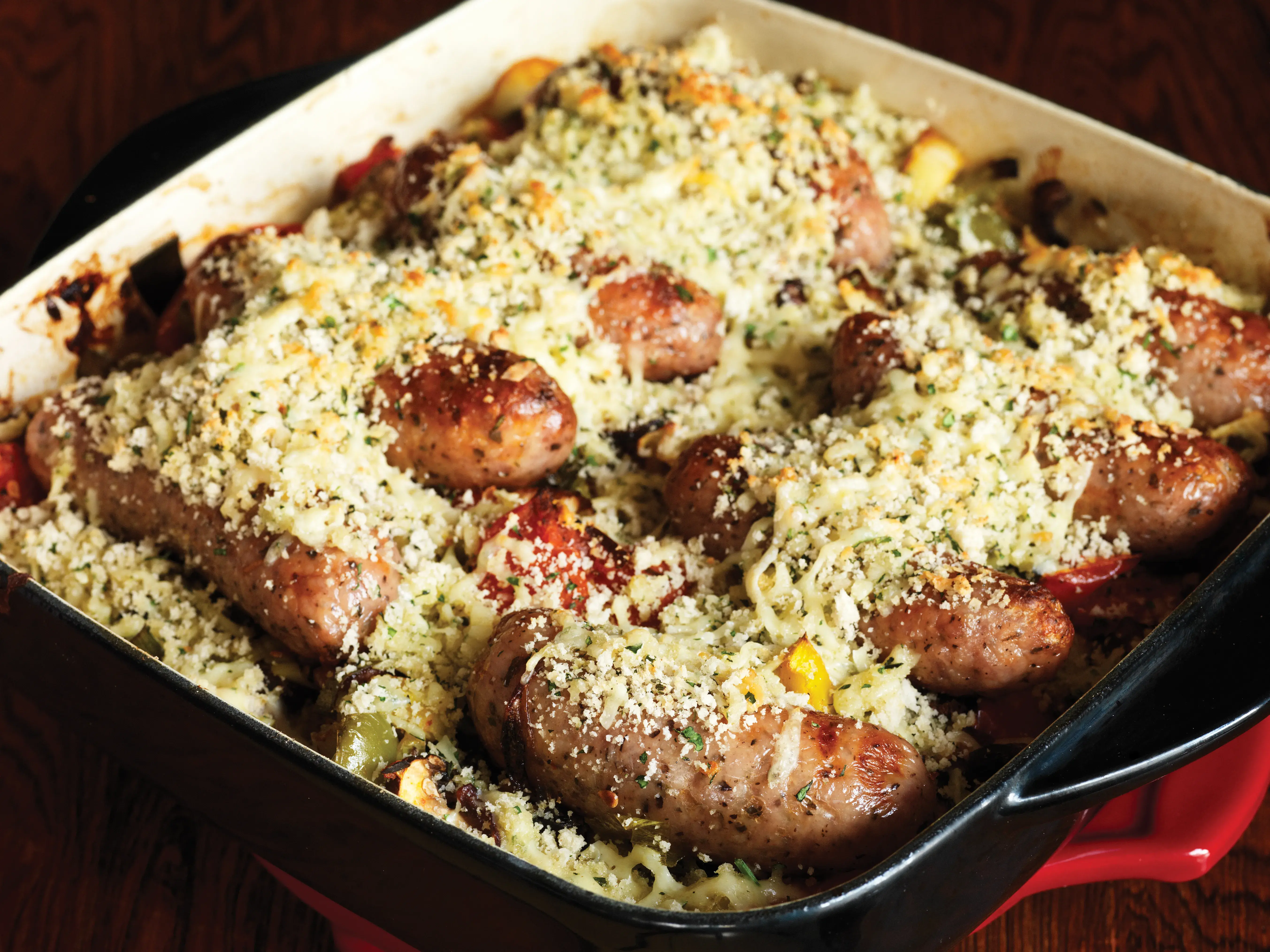 Hearty Veg and Sausage Bake