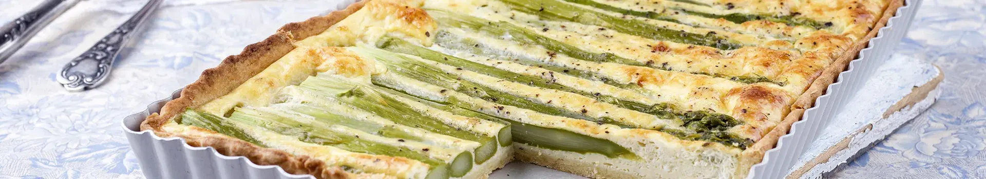Asparagus and Herb Flan 