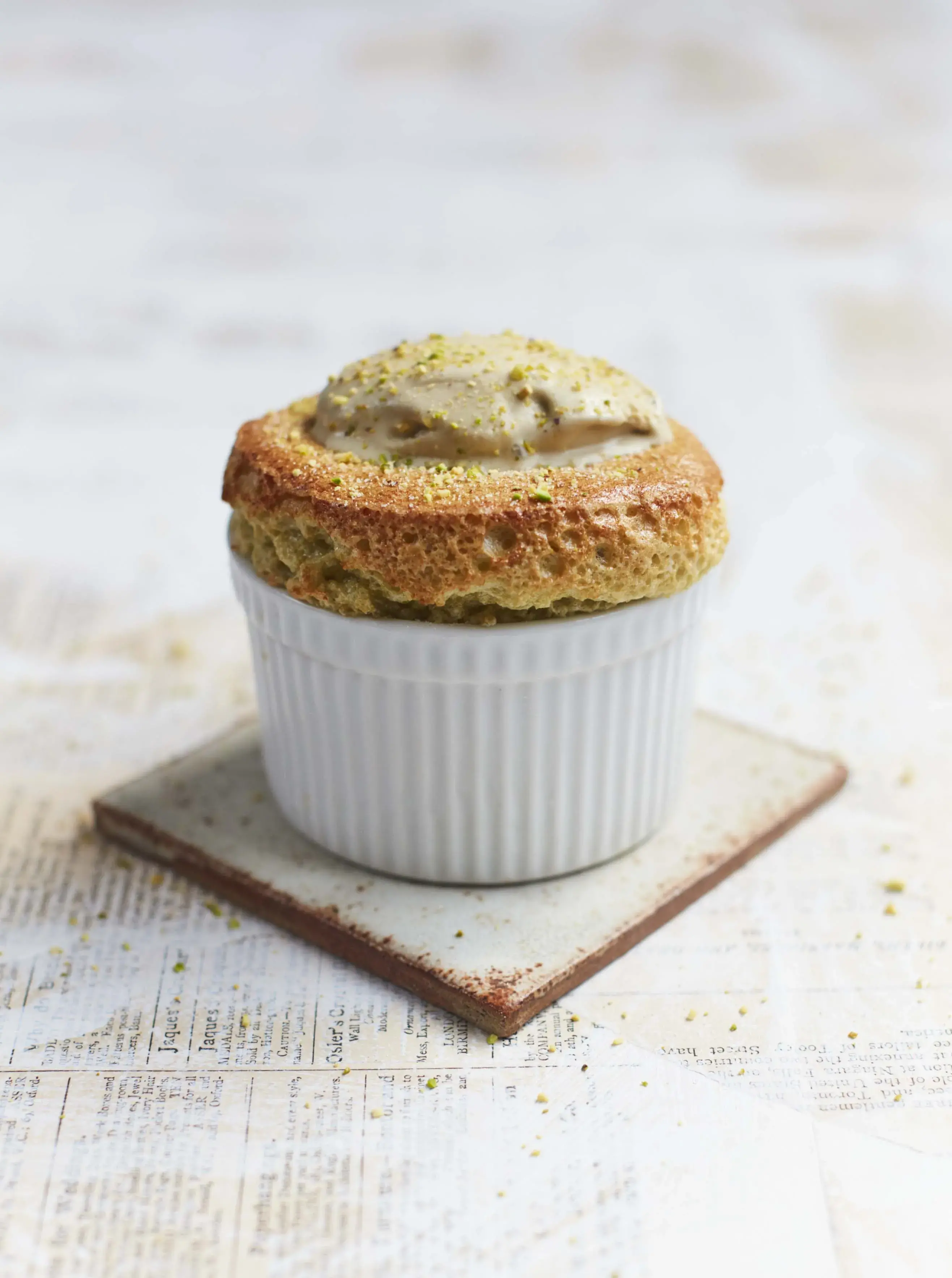 Pistachio Soufflé