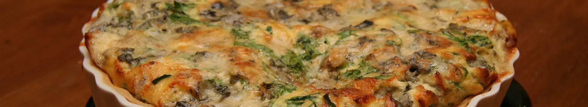 Cheese And Rocket Quiche