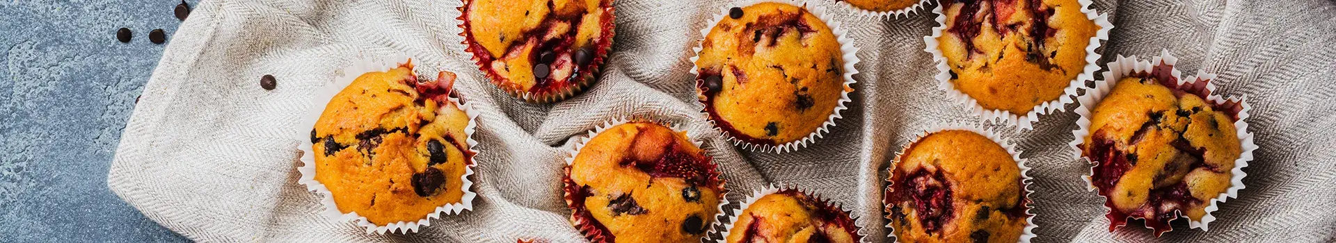 Strawberry and White Chocolate Muffins