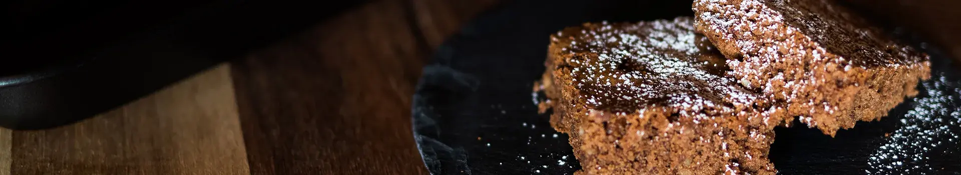 Chocolate, Banana and Cardamom Brownie Traybake