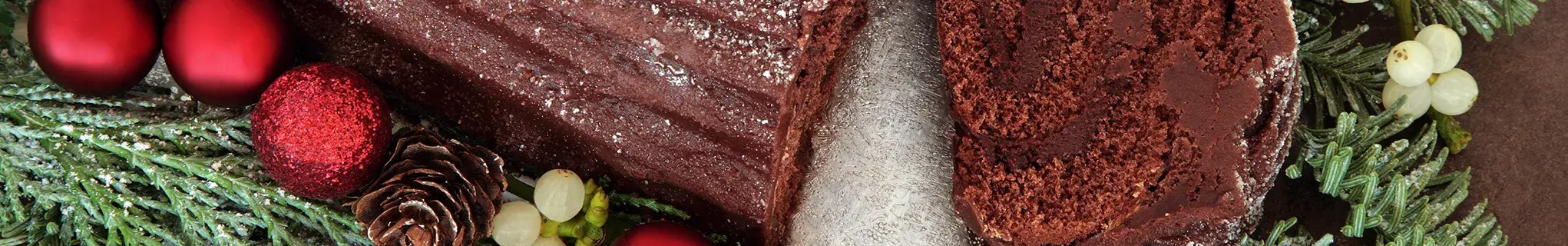 Chocolate Orange Christmas Log