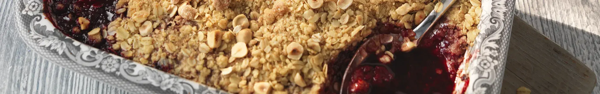 Crunch crumble dessert 