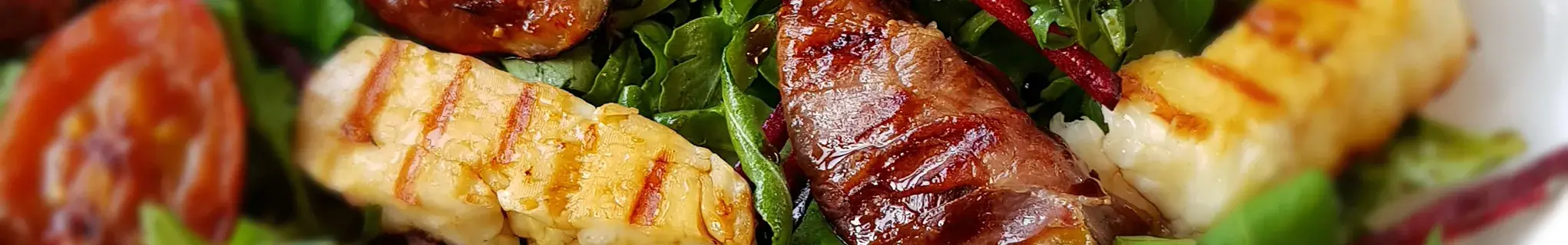 Griddled Figs & Halloumi Salad