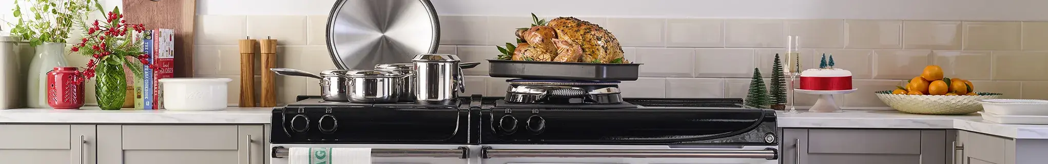 Turkey resting on top of the AGA