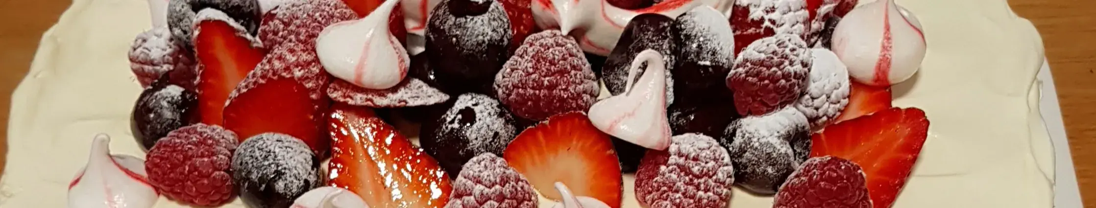 Celebration Summer Fruit Layer Cake Decoration