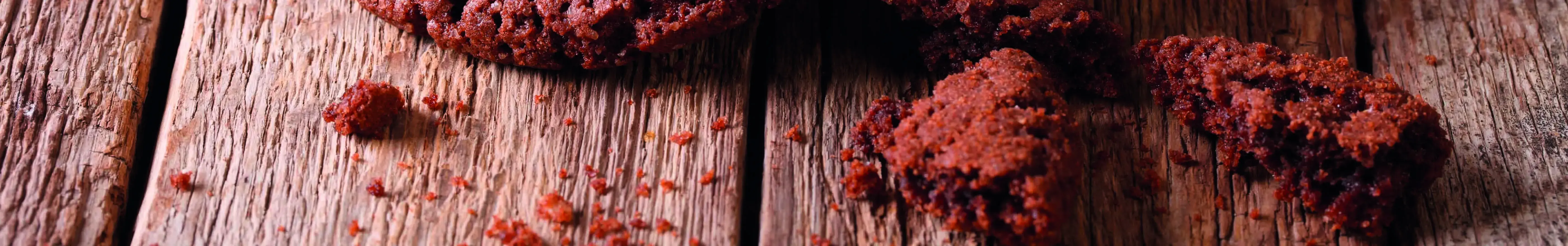 Chocolate and Double Ginger Biscuit crumbs