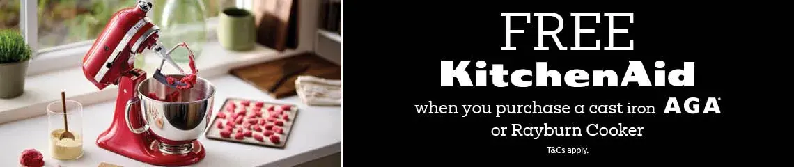 Free KItchenAid when you purchase a cast iron AGA or Rayburn Cooker