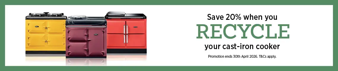 Trade in and save 20% on a new cooker March 2026