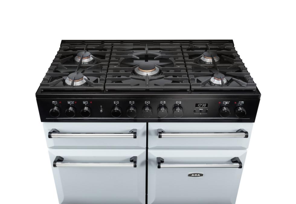 AGA Masterchef Deluxe 110 Induction Cranberry with Chrome trim AGA Living