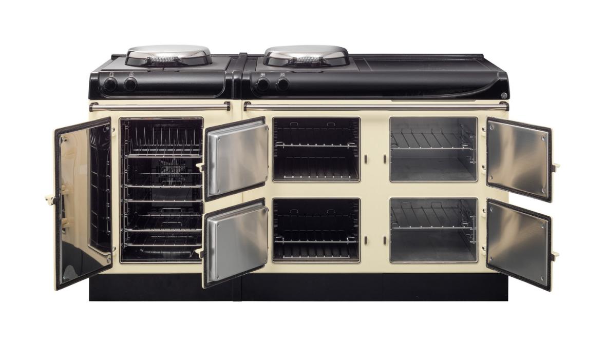 AGA eR3 Series 170 Electric with Induction Hob Dove with Stainless