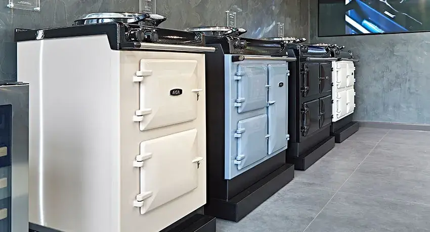 AGA cookers on display at AGA Harrogate 