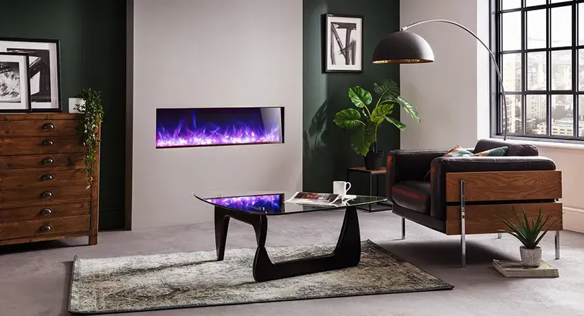 Rayburn Stratus™ Extra Slim Electric Fire with Suite