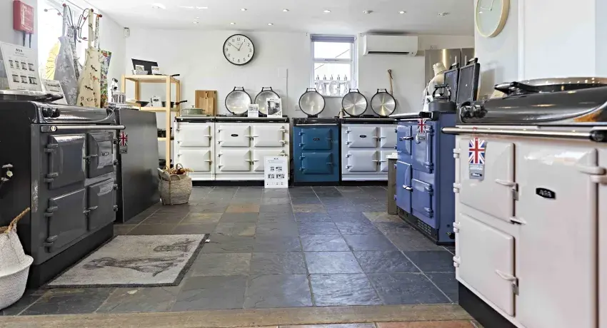 Interior of AGA Telford Outlet Store