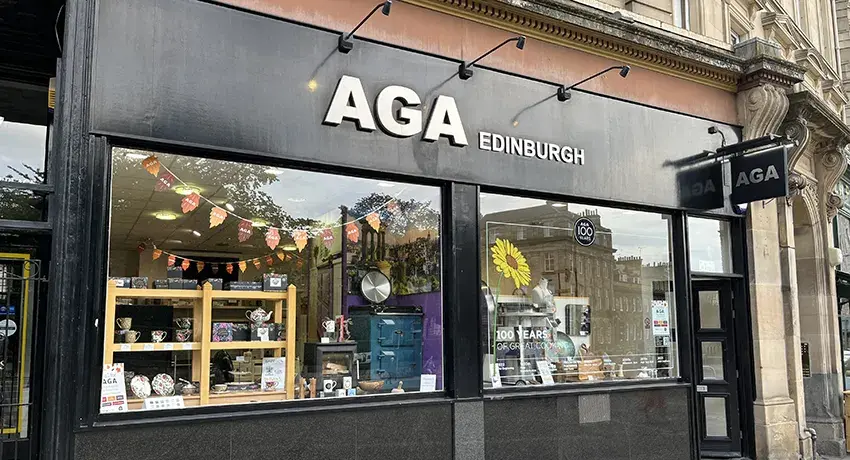 AGA Edinburgh Store Exterior