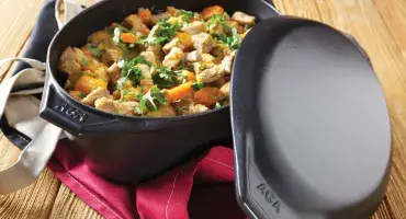Pork and Butternut Squash Casserole