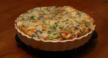 Cheese And Rocket Quiche