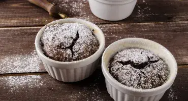 Hot Chocolate Soufflés