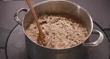 Baking flapjacks on the AGA